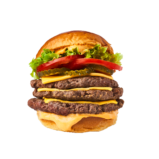 Triple cheeseburger