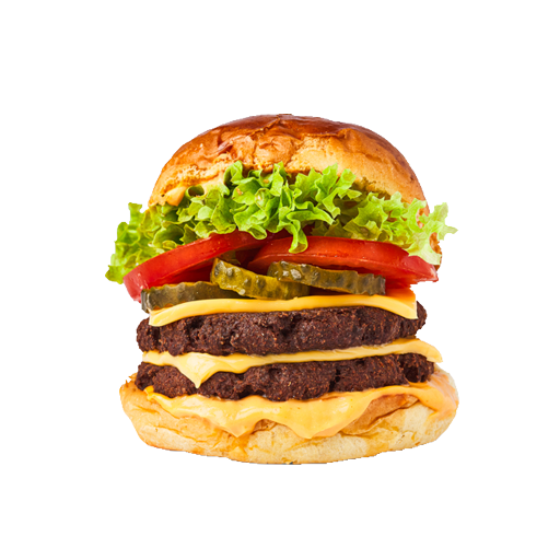 Double Vega cheese burger